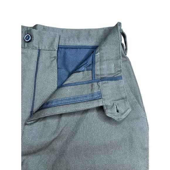 Zara Womens High Waisted Olive Green Wide-Leg Pants Size 29 - Picture 10 of 14